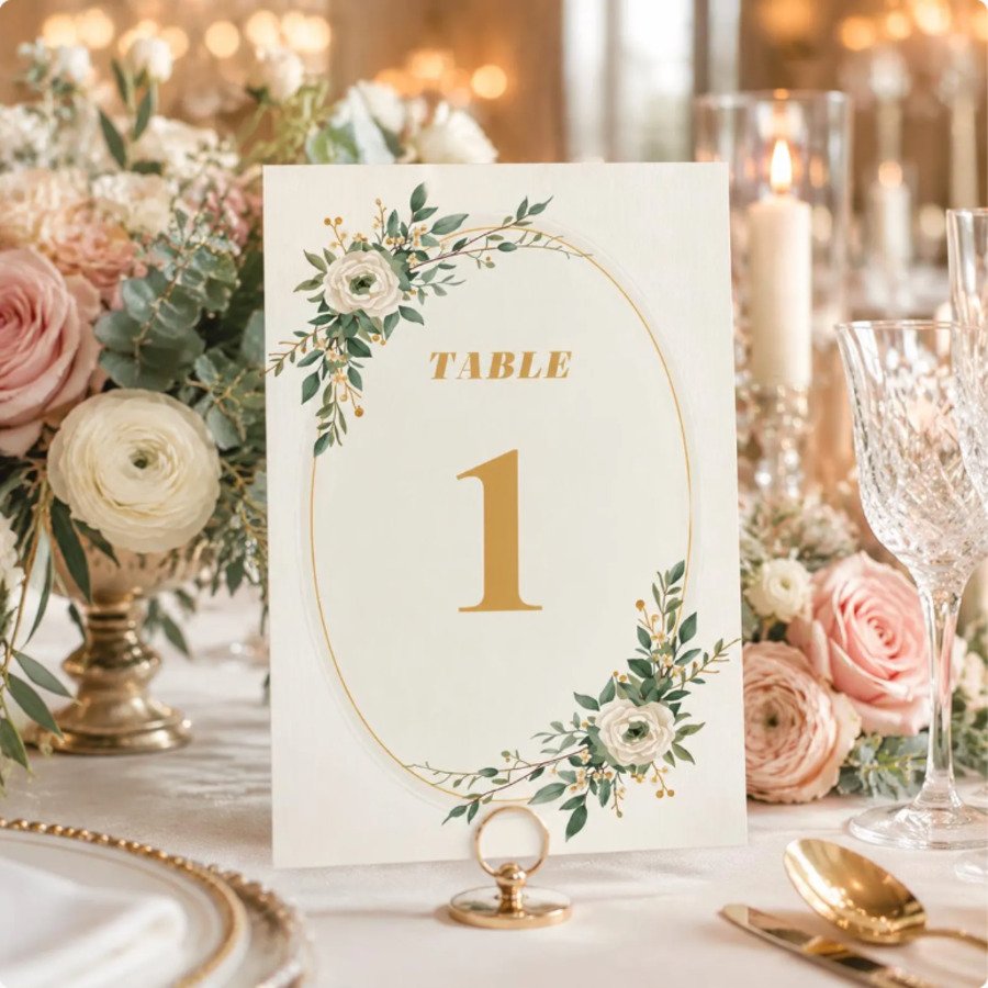 Elegant editable wedding template